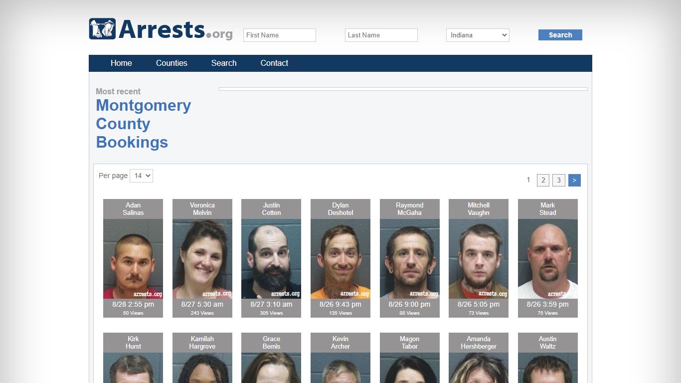 Montgomery County Arrests and Inmate Search